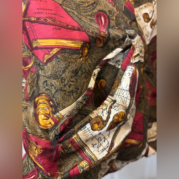 Vintage Silk Bomber Jacket Removable Shoulder Pads Women's Size Medium - Picture 10 of 15